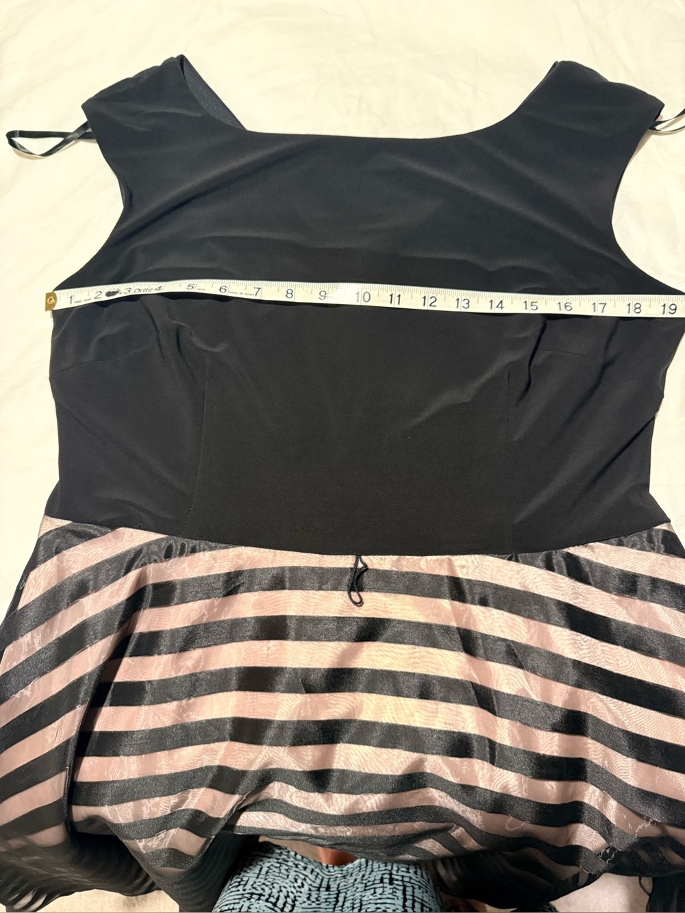 CB Established 1962 Striped Fit & Flare Cocktail Dress Size 14 - Picture 13 of 14